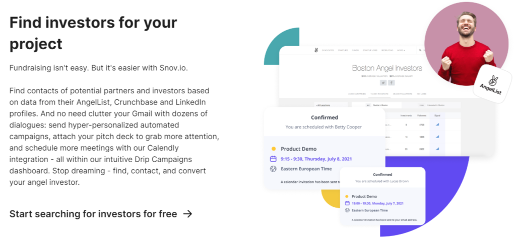 Snov.io-find invesrors